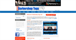 Desktop Screenshot of barbershoptags.com